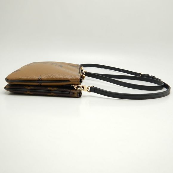 Louis Vuitton Monogram Pochette Double Zip Diagonal Shoulder Brown - Picture 3 of 6